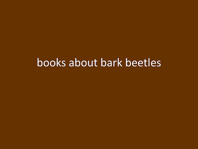 opening frame of Suze Woolf video about bark beetle books