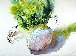 Suze Woolf vegetable painting