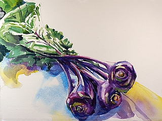 Suze Woolf vegetable painting