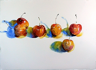 Suze Woolf fruit painting