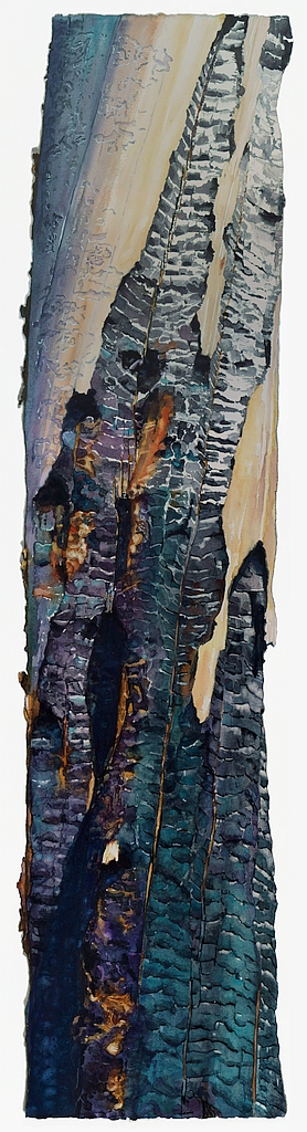 Suze Woolf burned tree painting