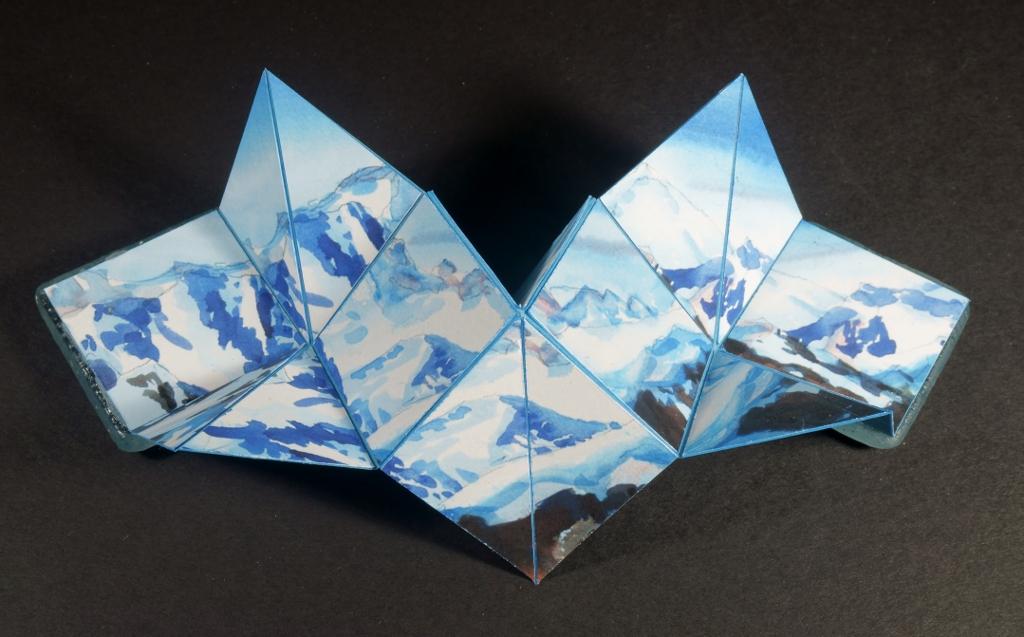 Suze Woolf artist book "Peaks and Valleys"