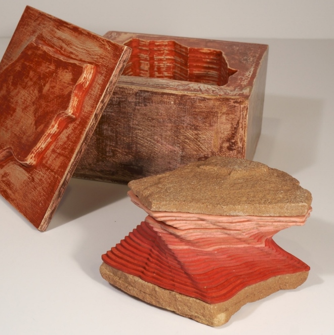 Photo of a Suze Woolf artist book