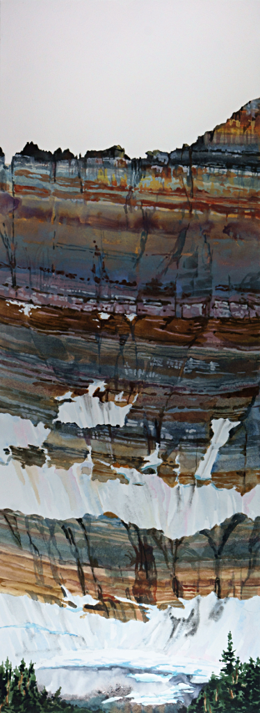 Suze Woolf painting of Iceberg Lake