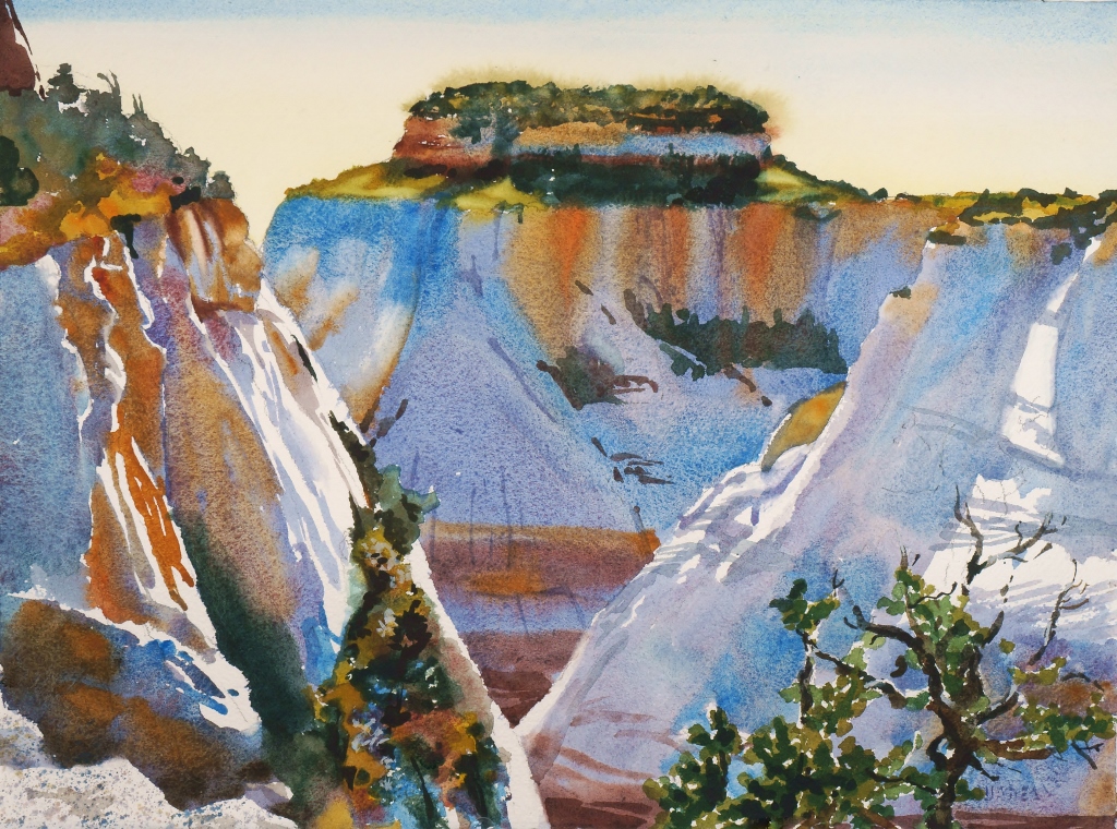 Suze Woolf Zion watercolor painting