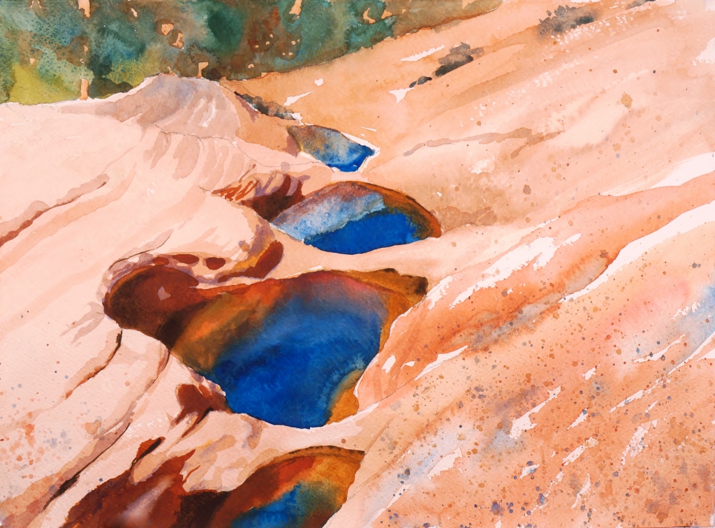 Suze Woolf Zion watercolor painting